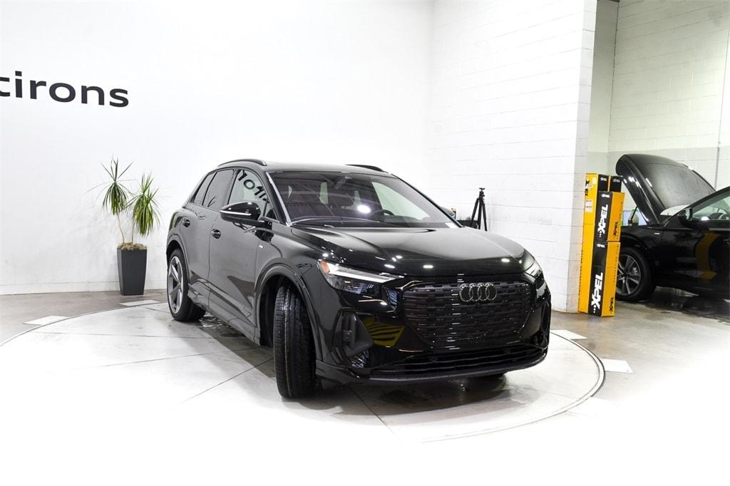 new 2025 Audi Q4 e-tron car, priced at $66,380