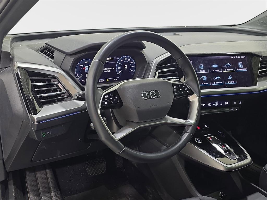 used 2023 Audi Q4 e-tron car, priced at $33,000