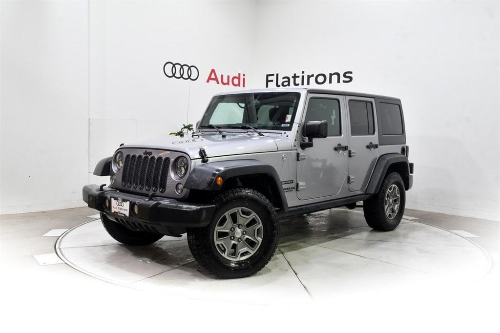 used 2017 Jeep Wrangler Unlimited car, priced at $18,189