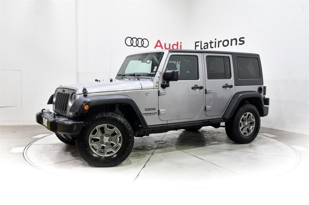 used 2017 Jeep Wrangler Unlimited car, priced at $18,189