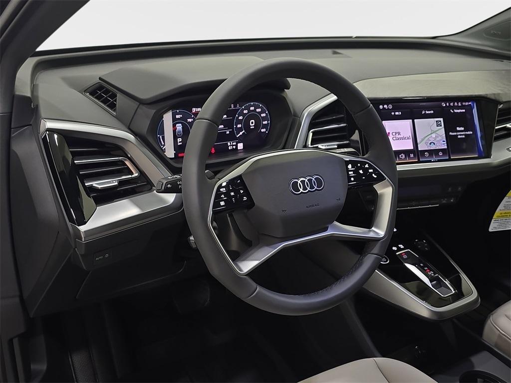 new 2025 Audi Q4 e-tron car, priced at $66,915