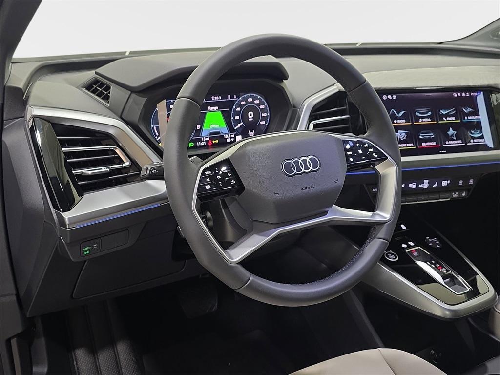 new 2025 Audi Q4 e-tron car, priced at $65,810