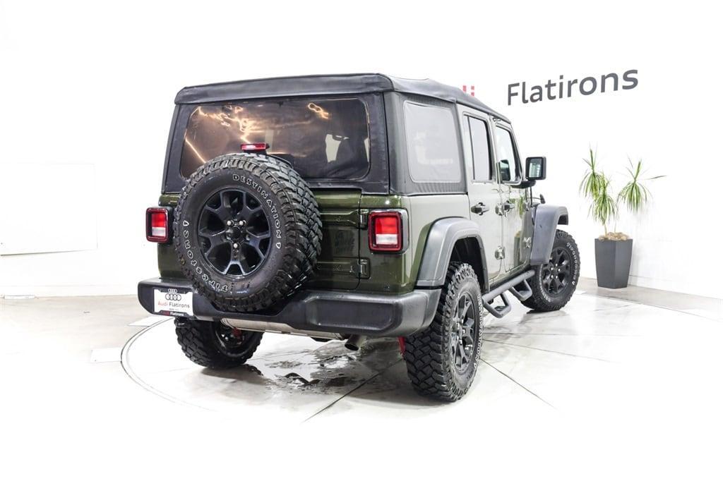 used 2021 Jeep Wrangler Unlimited car, priced at $31,485