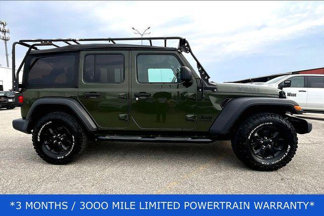 used 2020 Jeep Wrangler Unlimited car, priced at $26,000