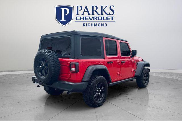 used 2023 Jeep Wrangler car, priced at $32,500
