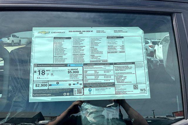 new 2025 Chevrolet Silverado 1500 car, priced at $41,145
