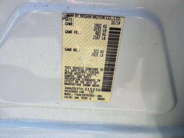 used 2015 Nissan Leaf car, priced at $3,998