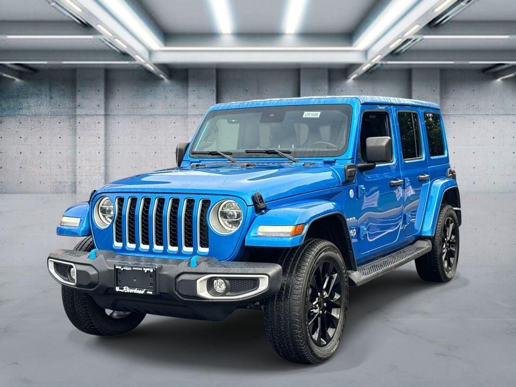 used 2022 Jeep Wrangler Unlimited 4xe car, priced at $35,995