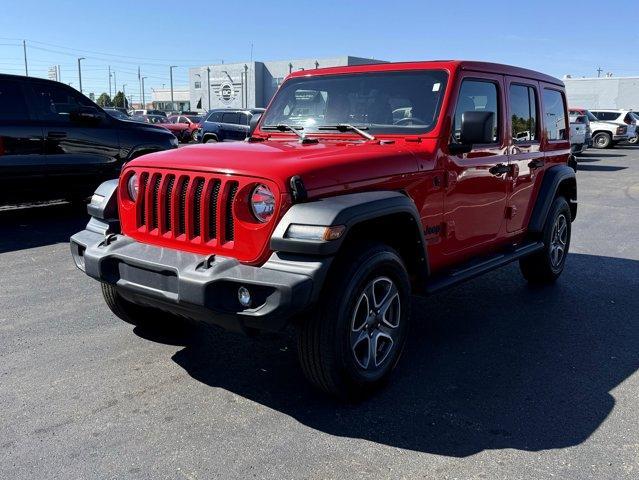 used 2021 Jeep Wrangler Unlimited car, priced at $30,153