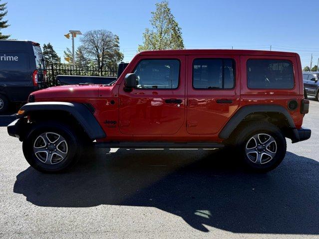 used 2021 Jeep Wrangler Unlimited car, priced at $30,153