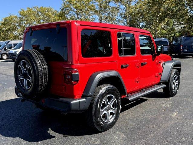 used 2021 Jeep Wrangler Unlimited car, priced at $30,153