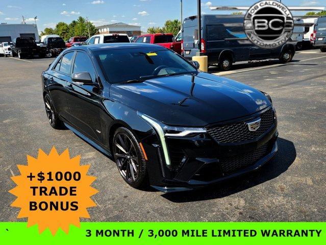 used 2023 Cadillac CT4-V car, priced at $50,049