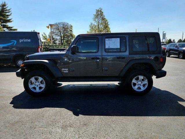 used 2021 Jeep Wrangler Unlimited car, priced at $26,132