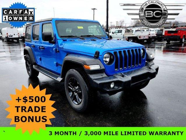 used 2022 Jeep Wrangler Unlimited car, priced at $28,889