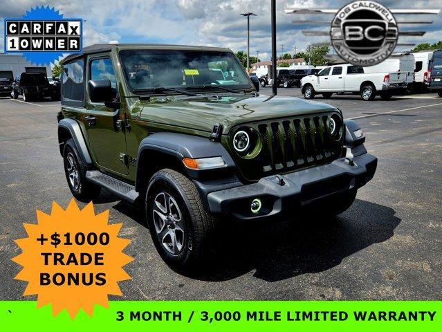 used 2023 Jeep Wrangler car, priced at $32,548