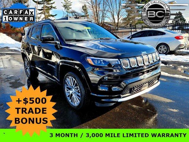 used 2022 Jeep Compass car, priced at $23,423