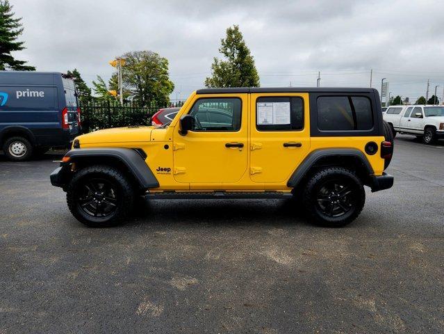 used 2021 Jeep Wrangler Unlimited car, priced at $28,241