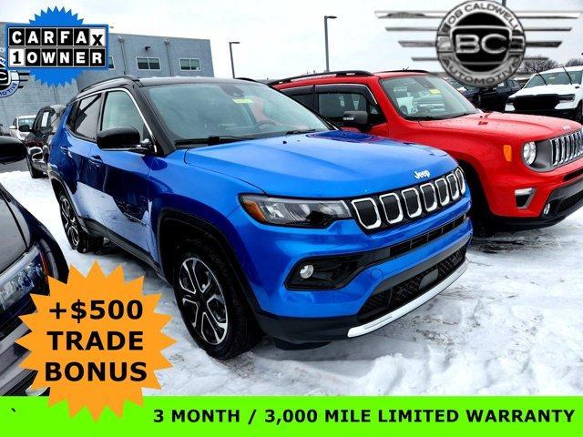 used 2022 Jeep Compass car, priced at $24,173