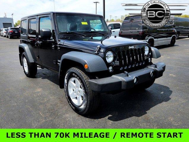 used 2018 Jeep Wrangler JK Unlimited car, priced at $23,449