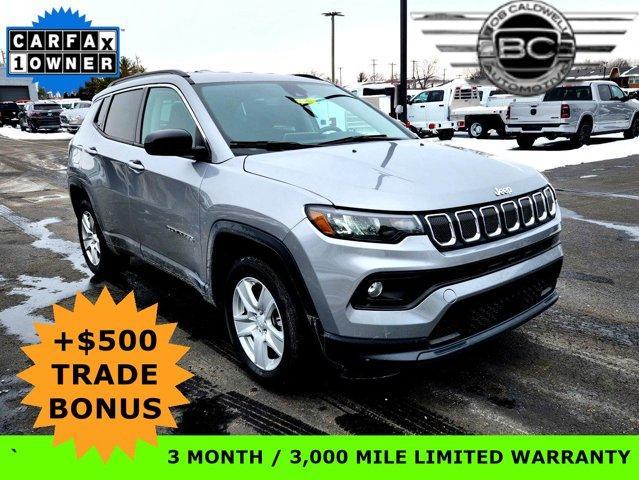 used 2022 Jeep Compass car, priced at $19,433