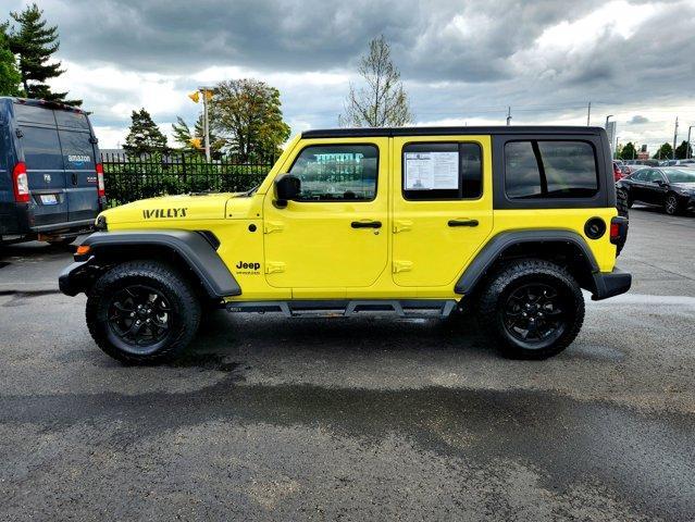 used 2022 Jeep Wrangler Unlimited car, priced at $29,672