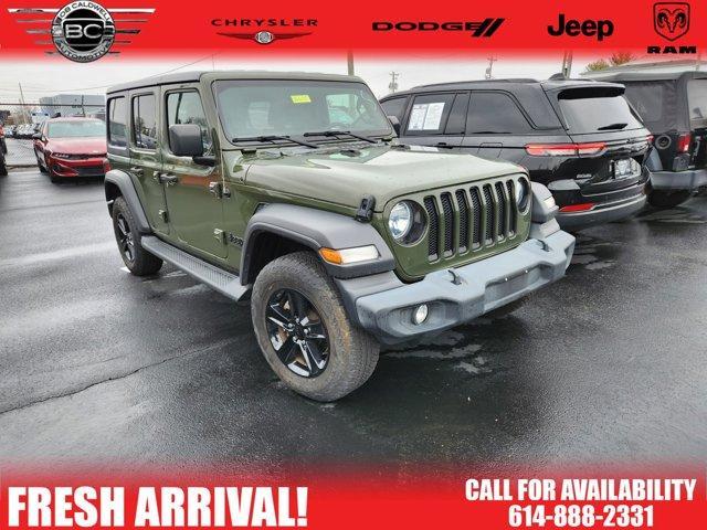 used 2021 Jeep Wrangler Unlimited car, priced at $29,349