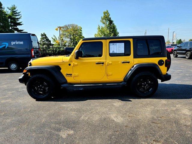 used 2021 Jeep Wrangler Unlimited car, priced at $29,169