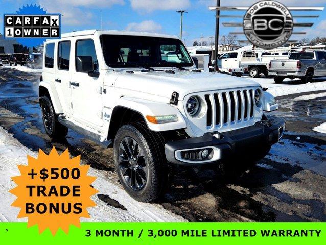 used 2021 Jeep Wrangler Unlimited 4xe car, priced at $29,349