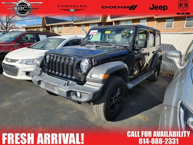 used 2021 Jeep Wrangler Unlimited car, priced at $27,073