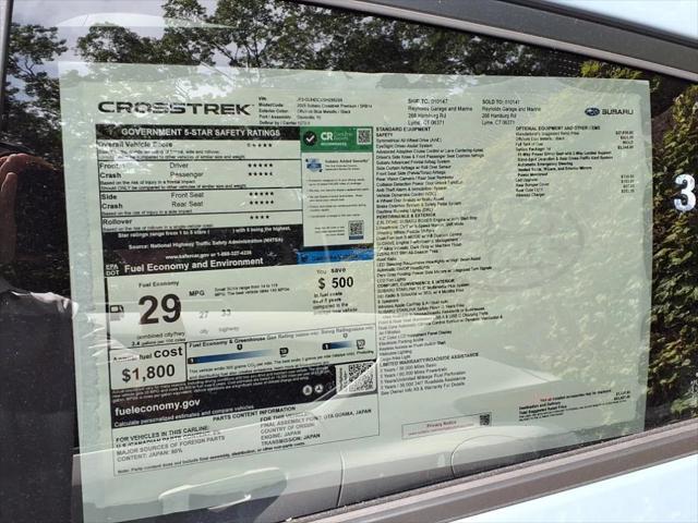new 2025 Subaru Crosstrek car, priced at $31,651