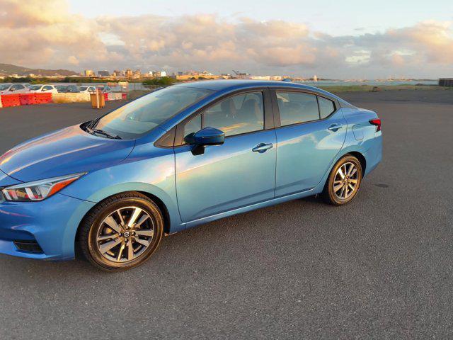 used 2021 Nissan Versa car, priced at $14,795