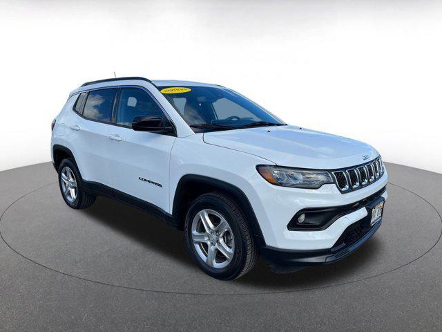 used 2023 Jeep Compass car, priced at $19,215