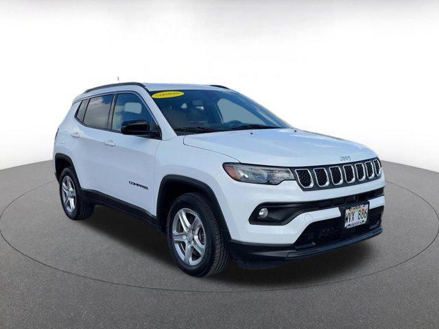 used 2023 Jeep Compass car, priced at $19,215