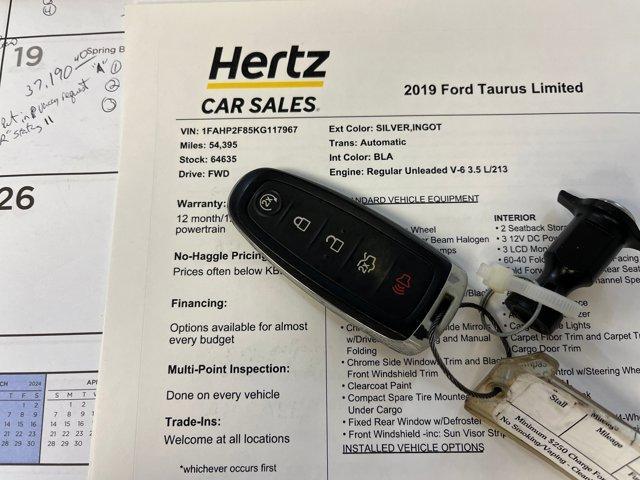 used 2019 Ford Taurus car, priced at $19,604