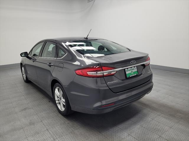 used 2018 Ford Fusion Hybrid car, priced at $18,595