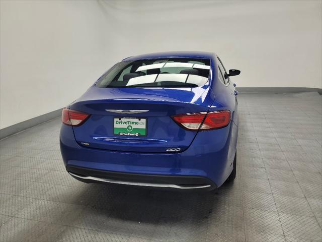 used 2015 Chrysler 200 car, priced at $11,295