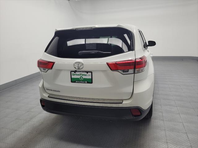 used 2017 Toyota Highlander car, priced at $21,995