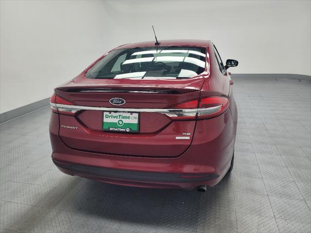 used 2018 Ford Fusion car, priced at $17,895