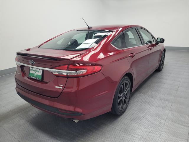 used 2018 Ford Fusion car, priced at $17,895