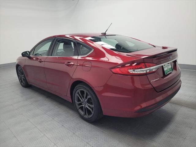 used 2018 Ford Fusion car, priced at $17,895