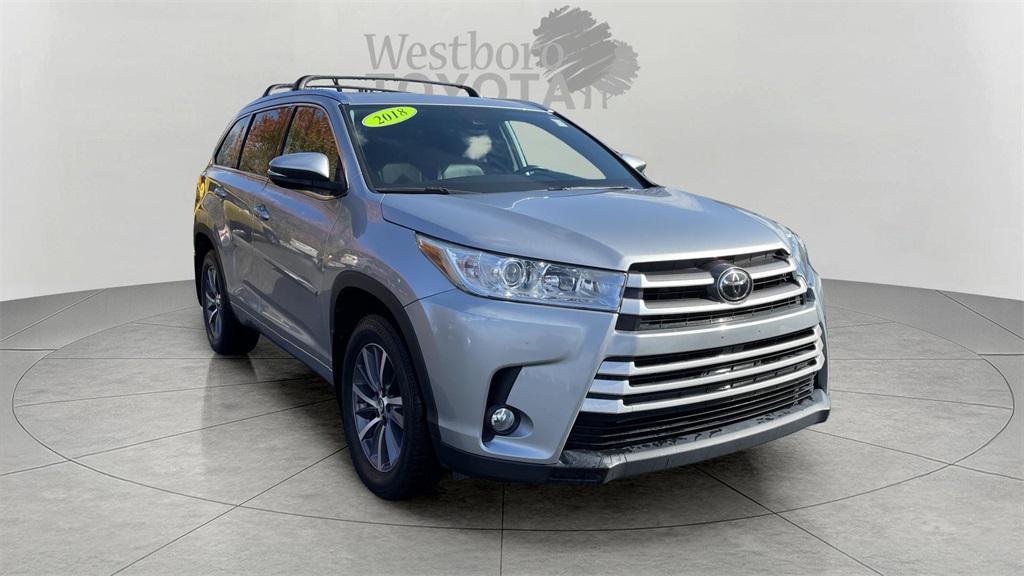 used 2018 Toyota Highlander car, priced at $25,000