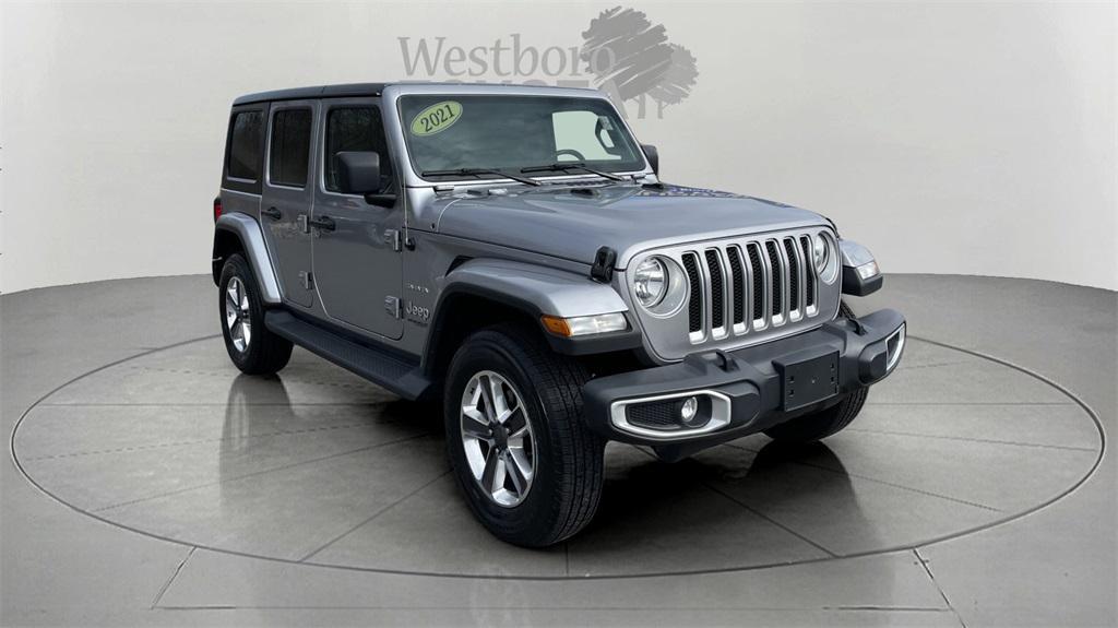 used 2021 Jeep Wrangler Unlimited car, priced at $28,000