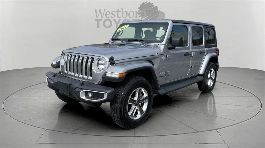 used 2021 Jeep Wrangler Unlimited car, priced at $28,000