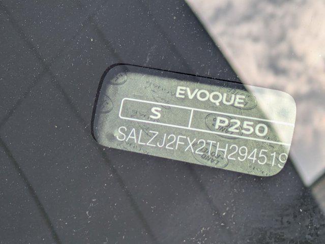 new 2026 Land Rover Range Rover Evoque car, priced at $59,380