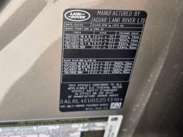 new 2025 Land Rover Discovery car, priced at $78,288