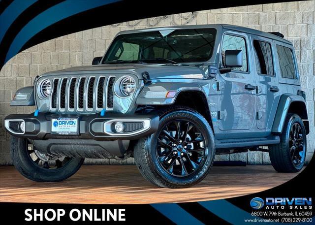 used 2022 Jeep Wrangler Unlimited 4xe car, priced at $31,980