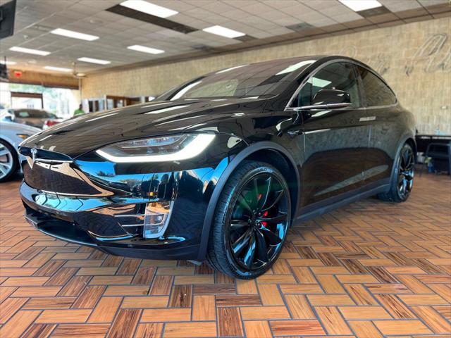 used 2021 Tesla Model X car, priced at $54,980