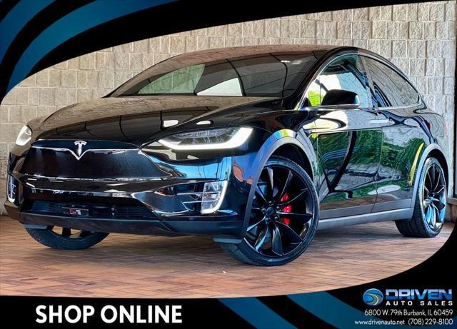 used 2021 Tesla Model X car, priced at $54,980