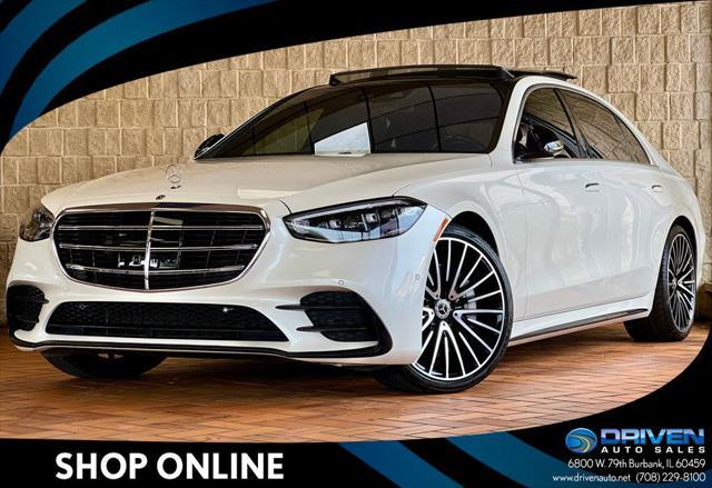 used 2021 Mercedes-Benz S-Class car, priced at $59,980