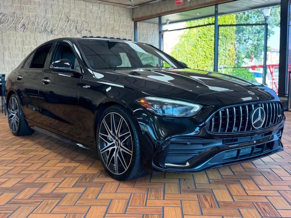 used 2023 Mercedes-Benz AMG C 43 car, priced at $43,980